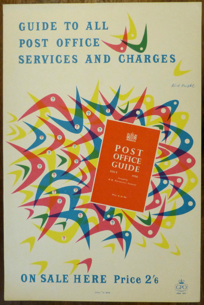 1950's GPO public information poster 