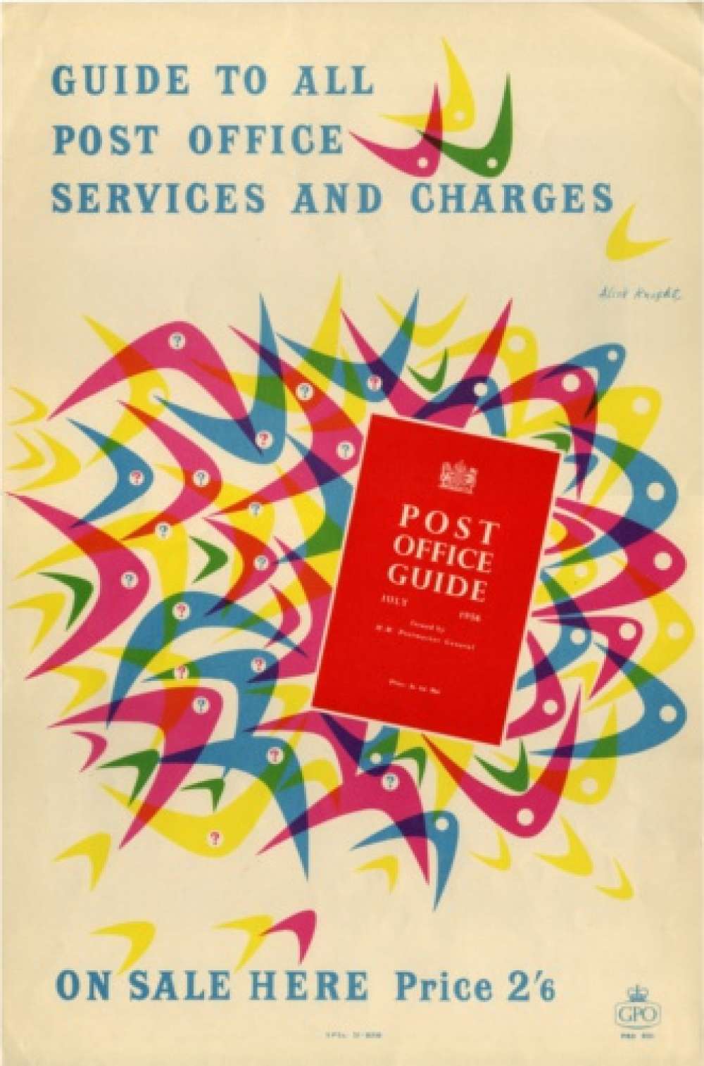 1950's GPO public information poster 