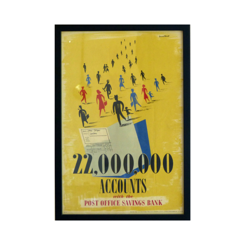 1940's HMSO public information poster 