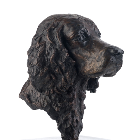 Bronze Sculpture Commission Cocker Spaniel by JOEL