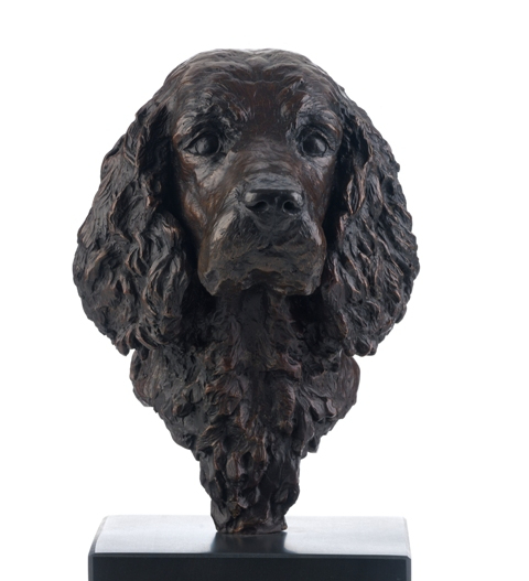 Cocker Spaniel Portrait Sculpture by JOEL