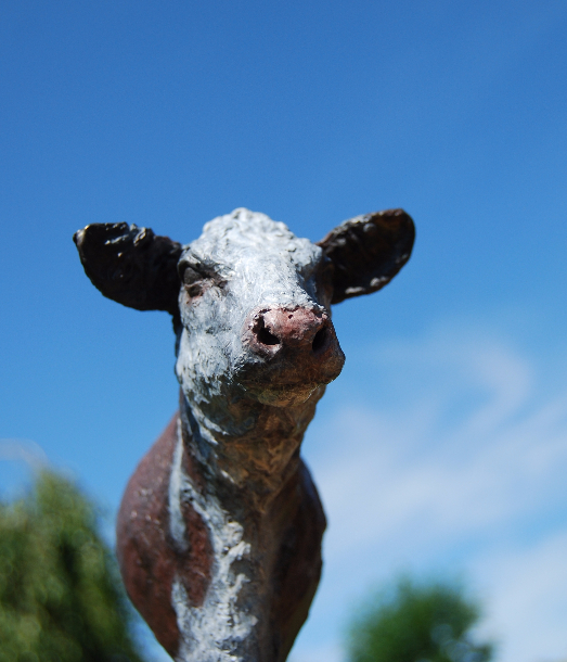 Cow Sculpture by JOEL