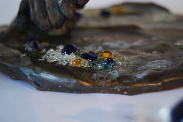 Details of fused glass by JOEL