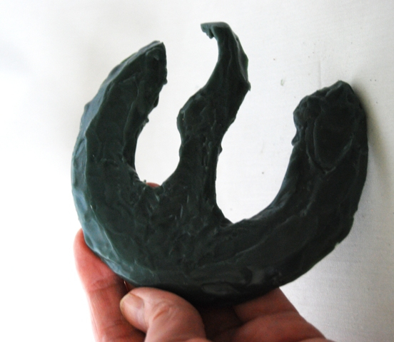 House Martin sculpture in wax 