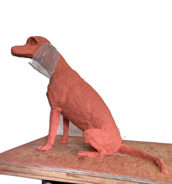 Jasper dog Clay work head development by JOEL