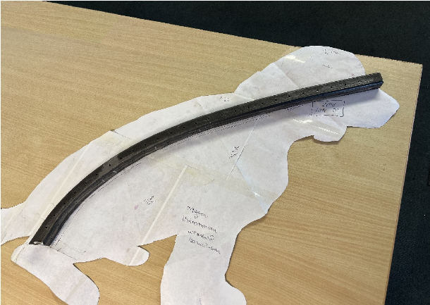 Jasper Spaniel curve of back - steel armature