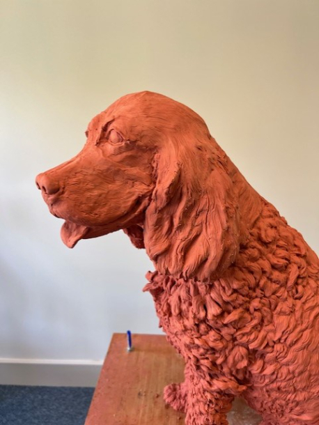 Jasper Statue clay details
