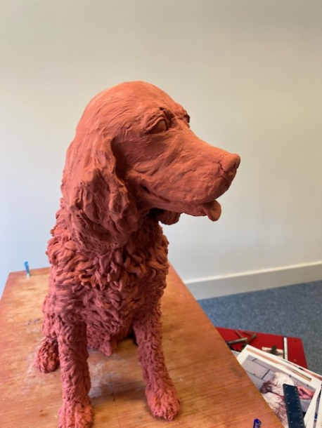 Jasper Statue clay details