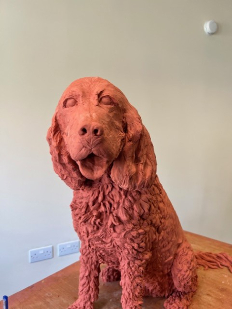 Jasper Statue clay details