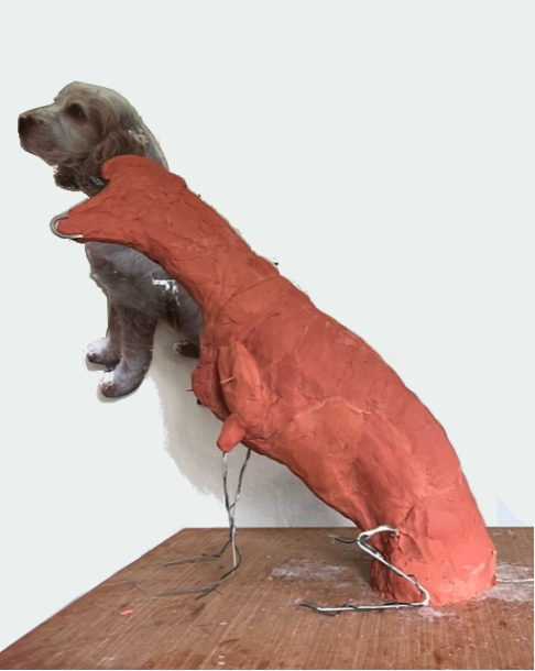 Jasper statue clay progress