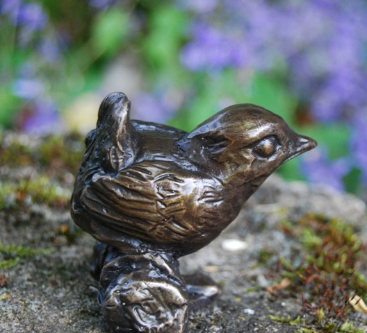 JOY Wren Chick bronze by JOEL