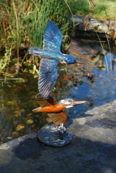 Kingfisher  Pair  by JOEL Walker