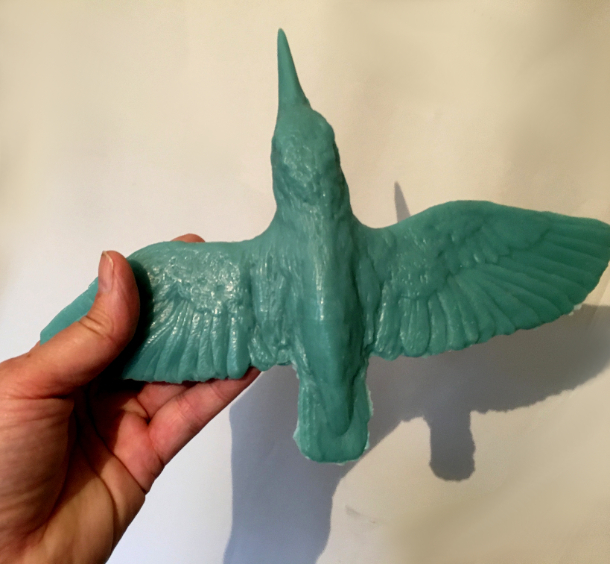 Kingfisher Wax stage in hand by JOEL