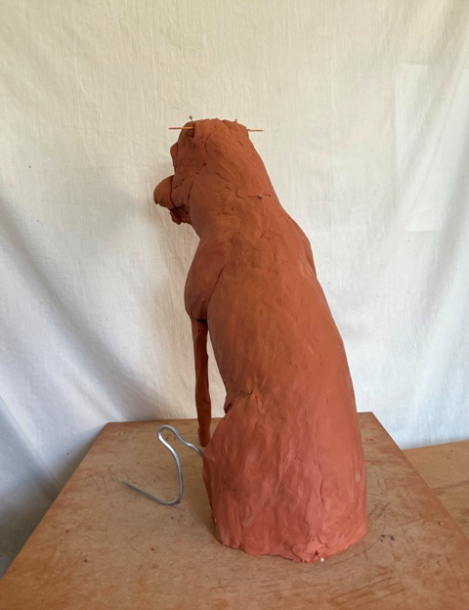 Millie Sculpture clay progress body