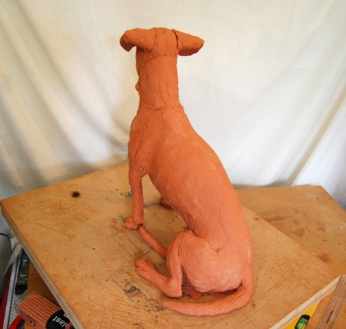 Progress with the sculpture of Clay Milo by JOEL 