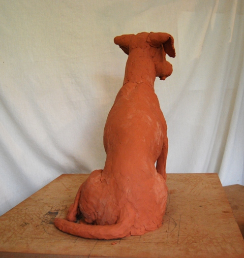 Progress with the sculpture of Clay Milo by JOEL