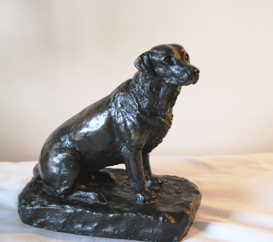 Standing Proud Will Power Labrador Bronze  by JOEL