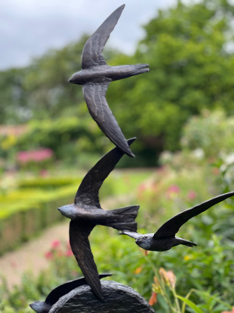 Swift Bronze Bird Sculpture JOEL pick Exhibition