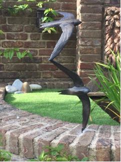 Swift Bronze  by JOEL as garden feature