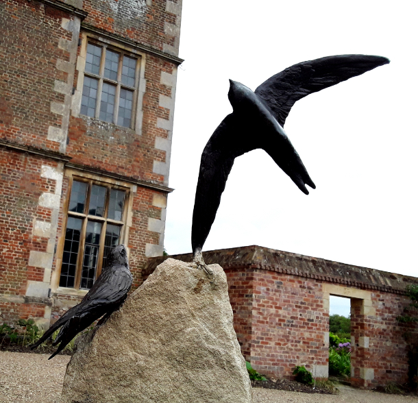 Swift Home Sculpture by JOEL at Doddington Hall