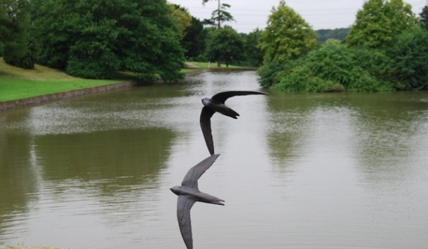 Swift Statue in the Landscape by JOEL