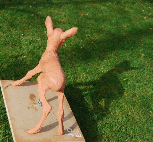 The effect of sunlight & shadow on statue by JOEL