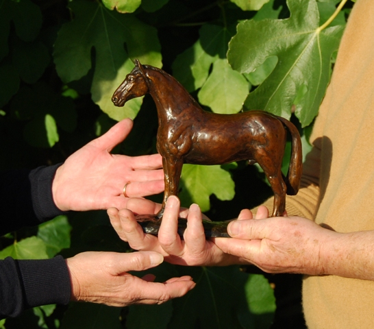 The touch of bronze