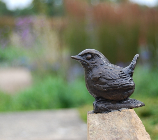 Wren Chick FAIR Bronze in Garden Design