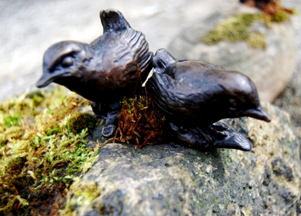 Wren Chick JOY & ZEST Bronze in Garden Design