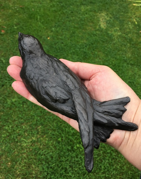 Young Swift in Bronze in hand Sculptress JOEL 